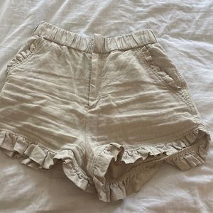& Other Stories ruffled shorts